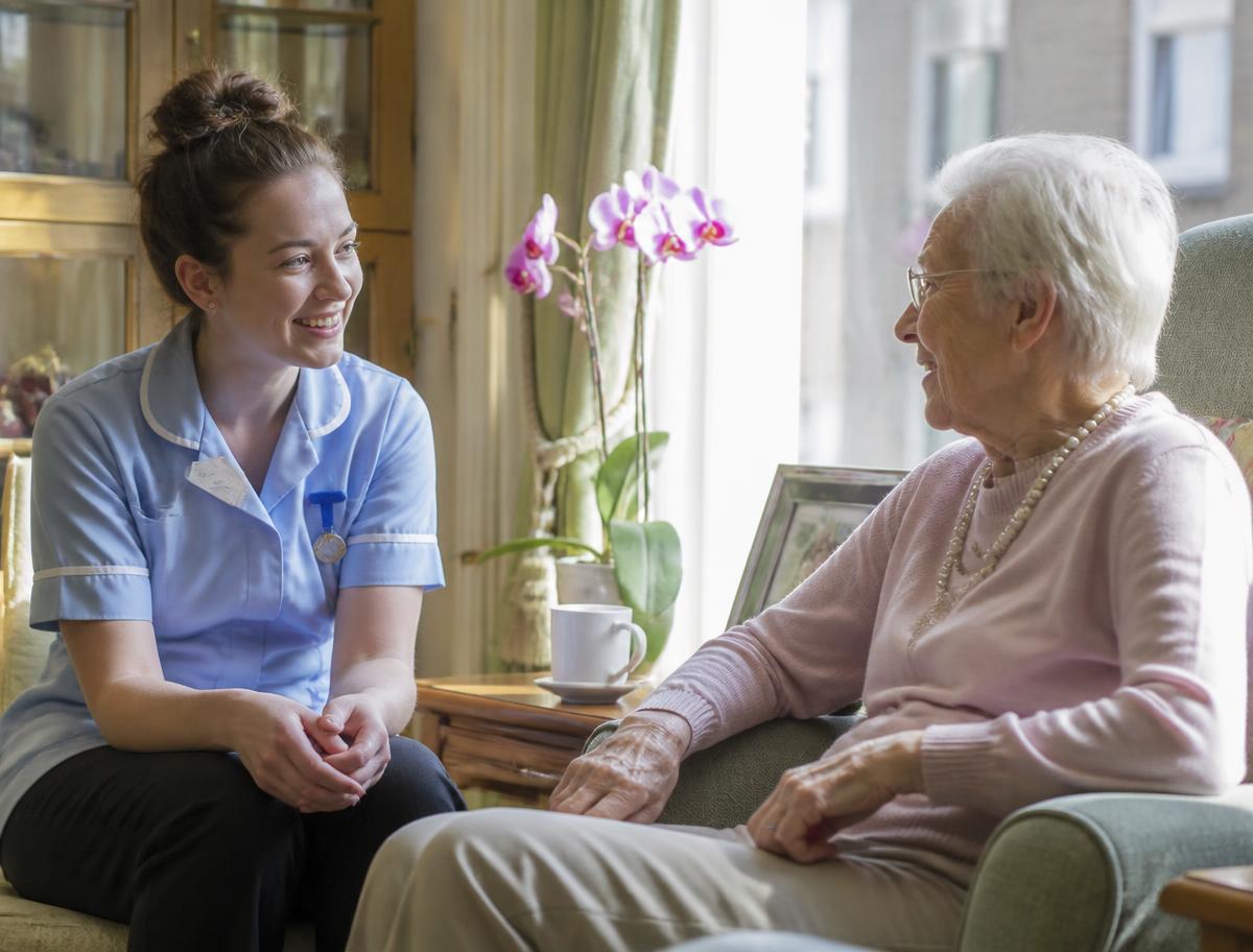 A registered nurse on a hospital ward